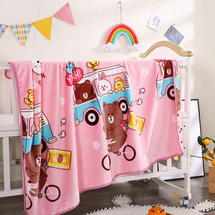 Children's Cartoon Character Fleece Blanket Stornfield