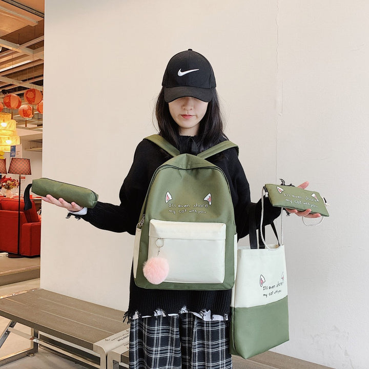 Cute Animal-Themed Backpack Set Stornfield