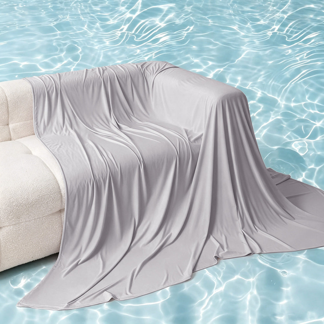 Unisex nan extra soft stretch sofa blanket made of microfiber as a versatile sofa cover Stornfield