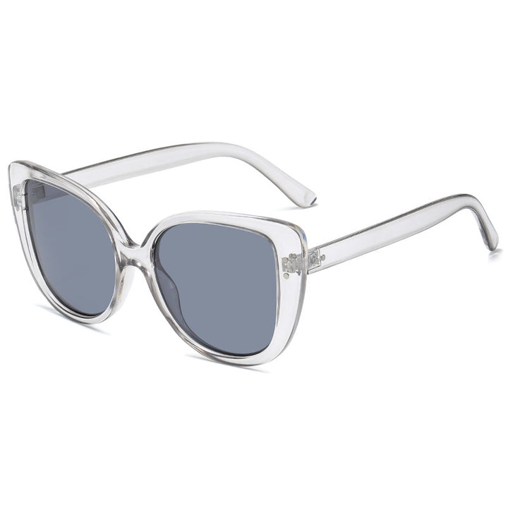 Ladies glamorous oversized sunglasses withElegant transparent frame Stornfield