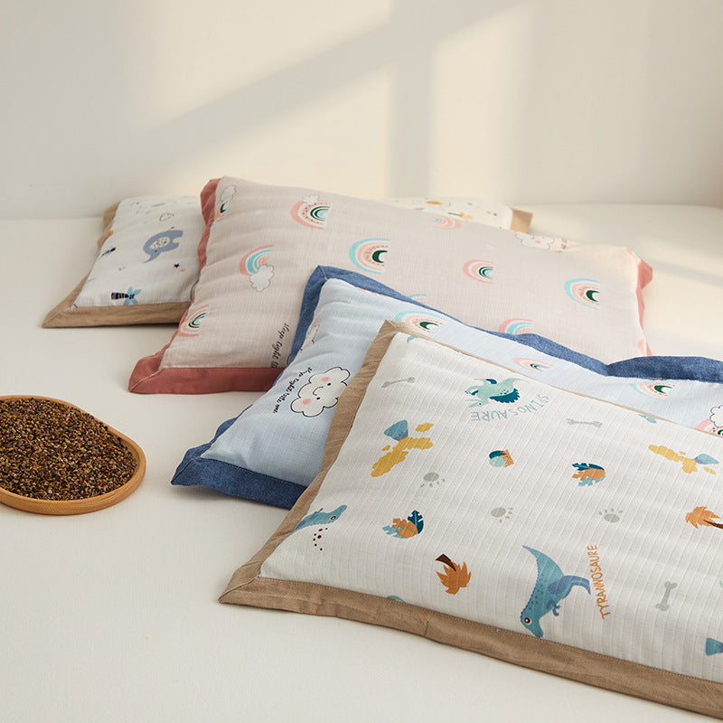 Cozy pillow with colorful rainbow motif Stornfield