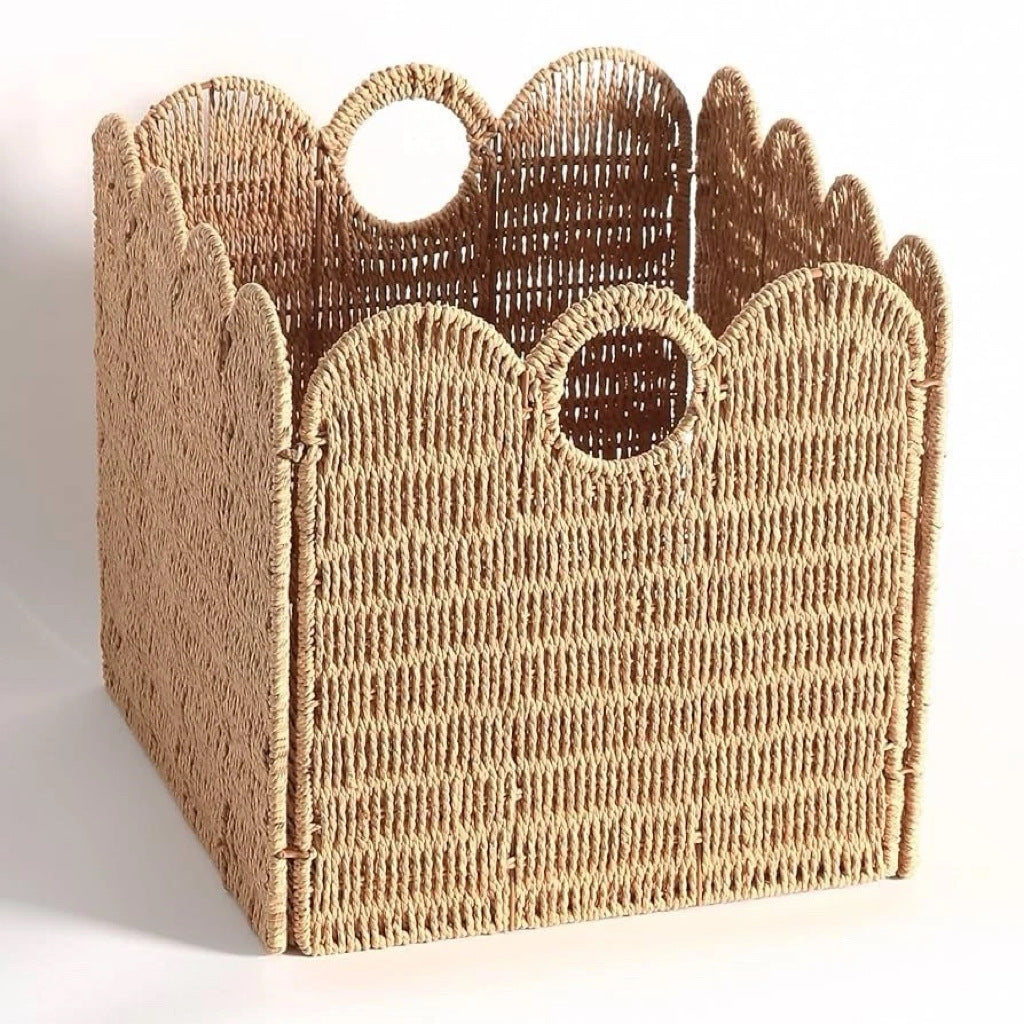 Premium Water Hyacinth Storage Basket Stornfield