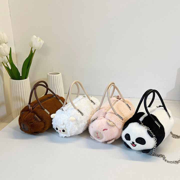 Plush handbag with animal design Stornfield