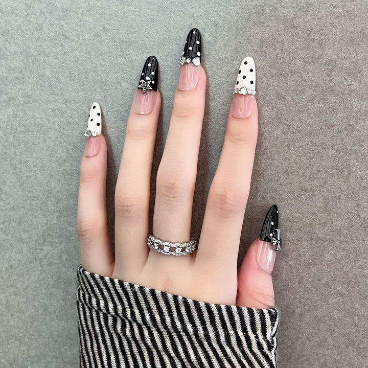 Elegant Decorative Press-On Nail Extensions Stornfield