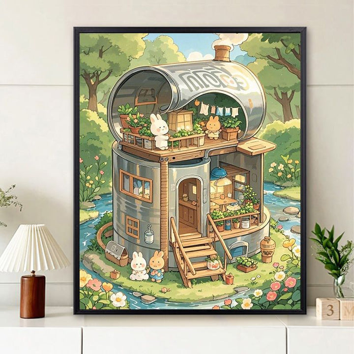 Whimsical Home Illustration Wall Art Stornfield