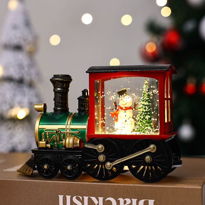Illuminated Christmas train decoration Stornfield