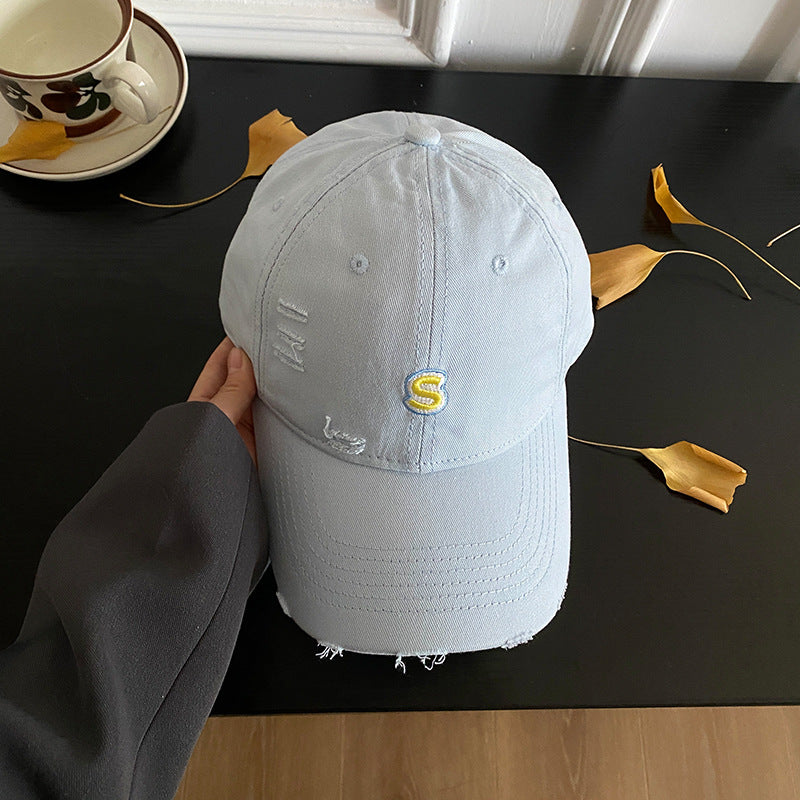 Unisex Distressed Embroidered Baseball Cap Stornfield