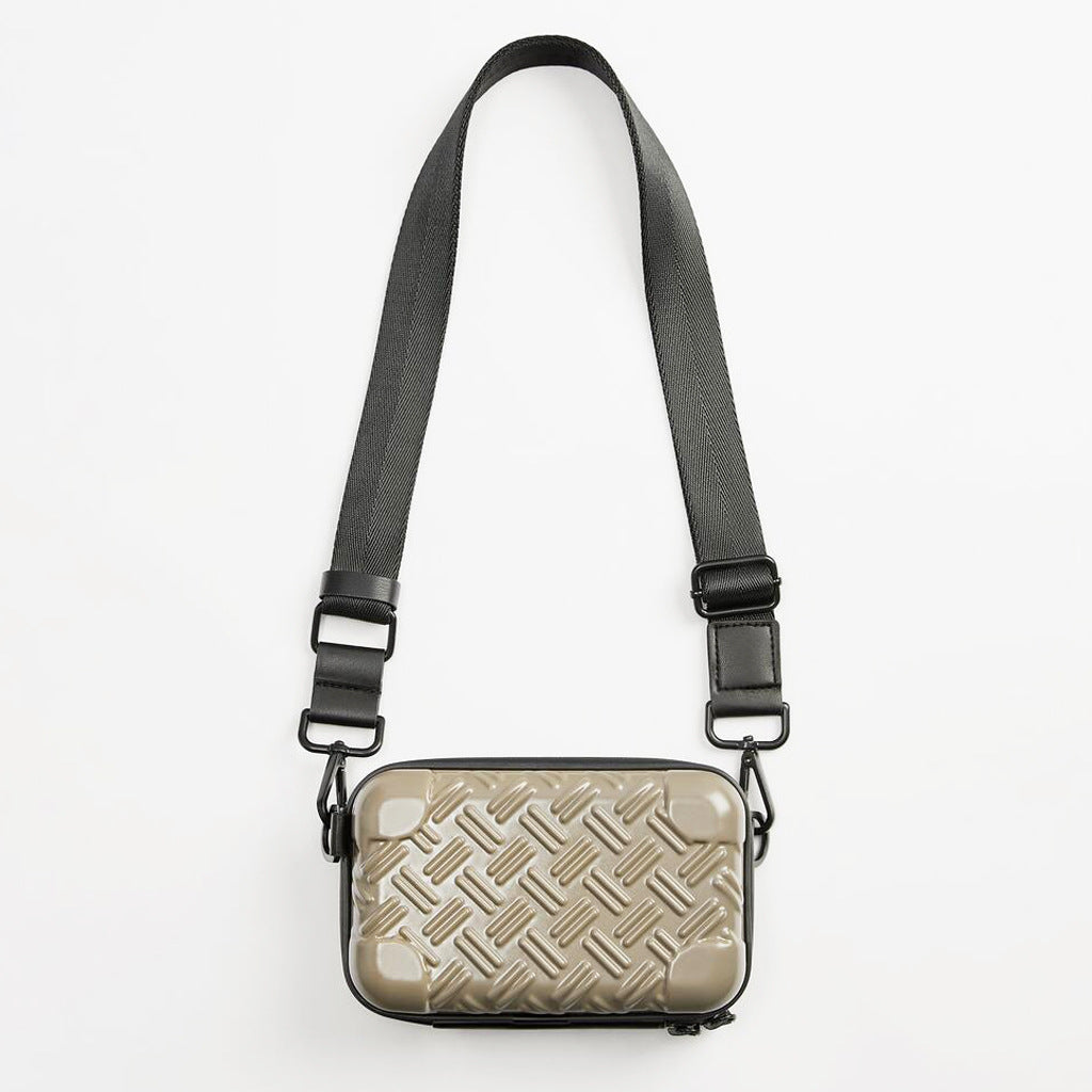 Unisex Textured Hard Shell Crossbody Bag Stornfield