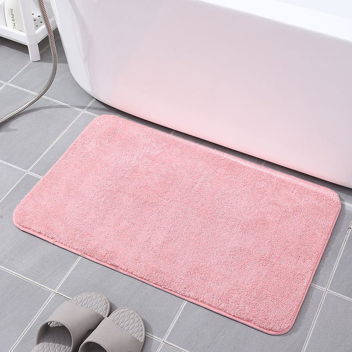 Plush Bathroom Floor Mat