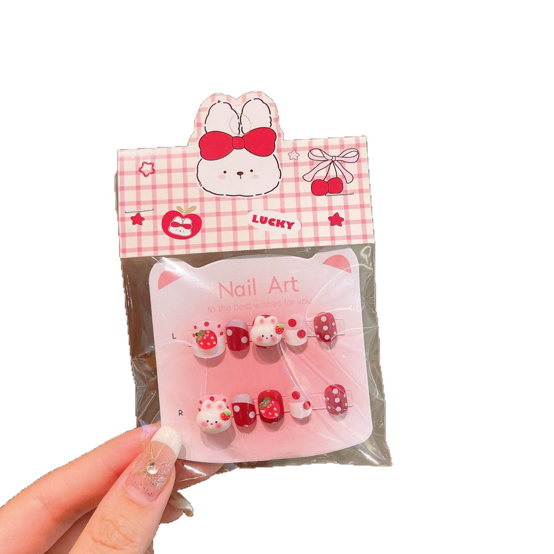 Artificial nails with sweet character design Stornfield