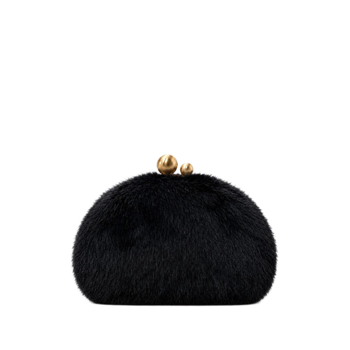 Plush Faux Fur Clutch