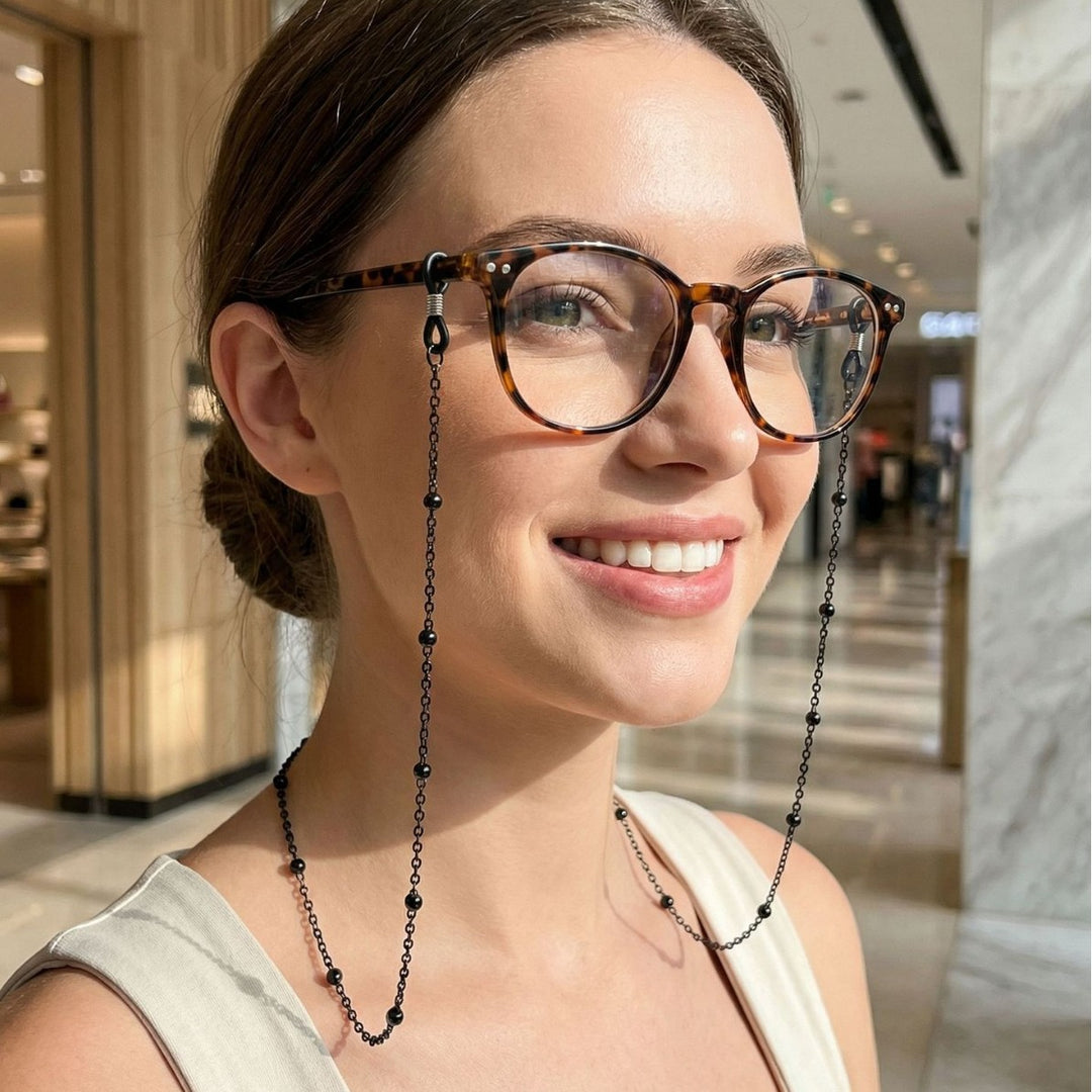 Premium Gold Beaded Eyewear Chain Stornfield