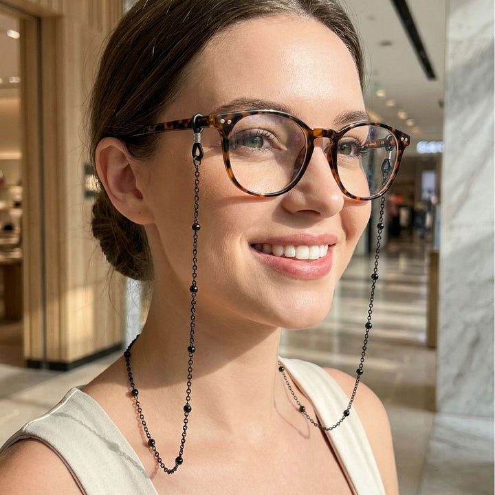 Premium Gold Beaded Eyewear Chain Stornfield