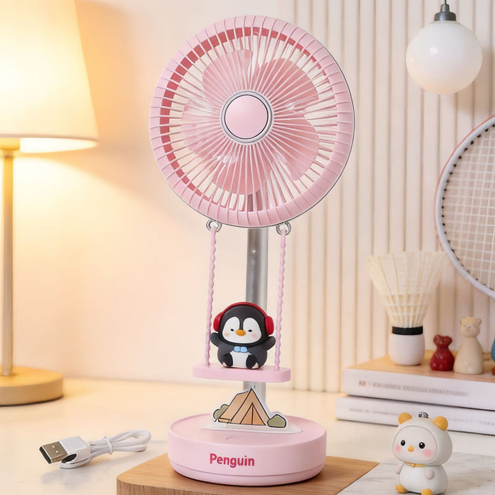 Women's Portable USB Desk Fan with Cute Design Stornfield