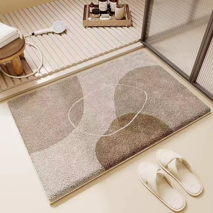 Textured Absorbent Bathroom Mat Stornfield