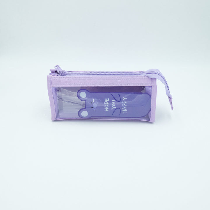 Creative Cartoon Zippered Pencil Case