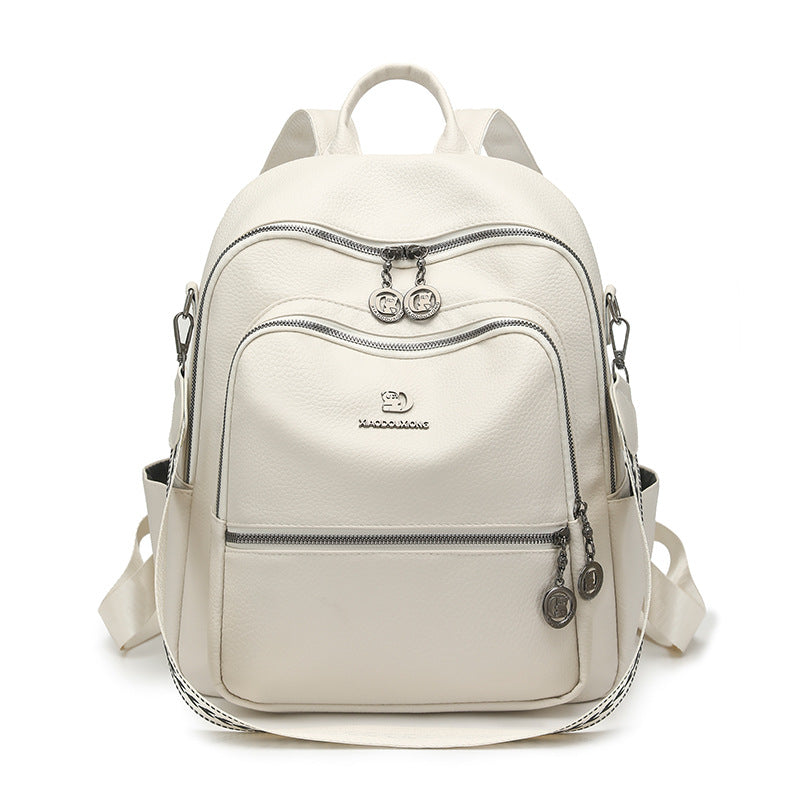 Multi-Functional Leather Backpack Stornfield