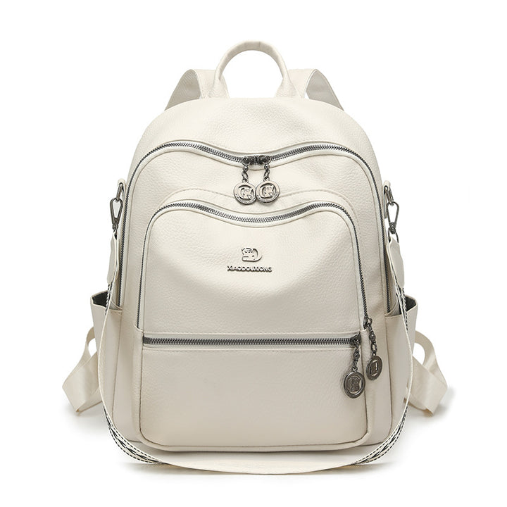 Multi-Functional Leather Backpack Stornfield