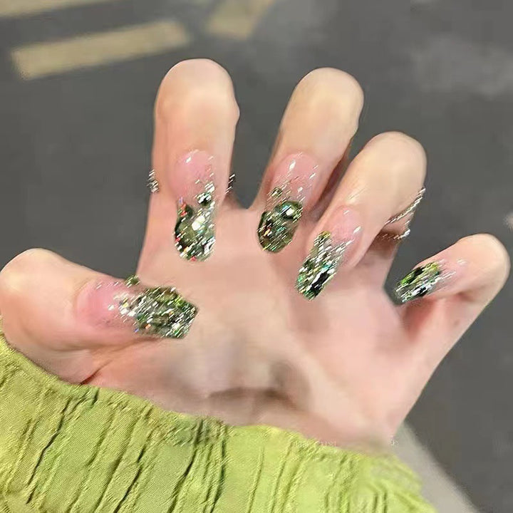 Glittering artificial nails in modern design Stornfield