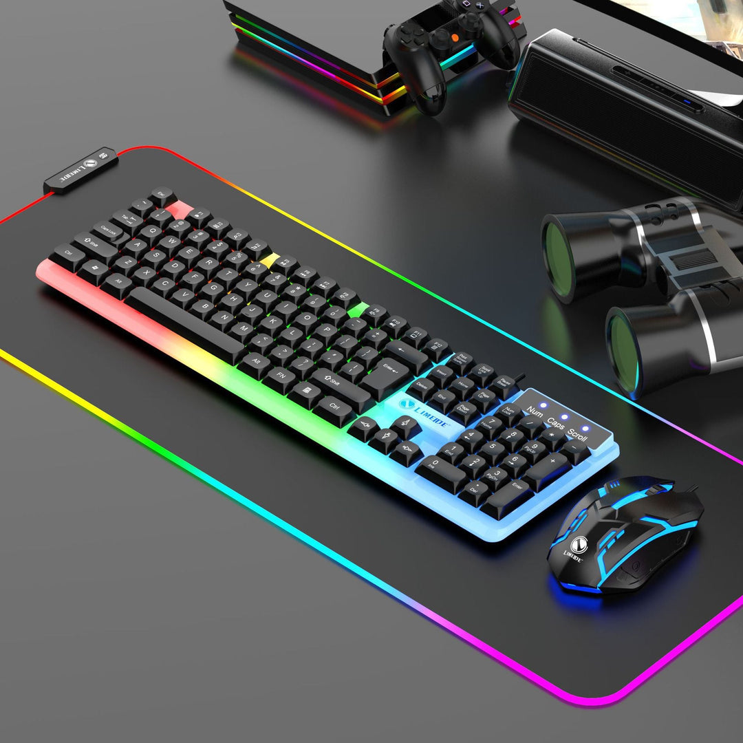 RGB Touch-Sensitive Gaming Keyboard with Precision Mouse Stornfield
