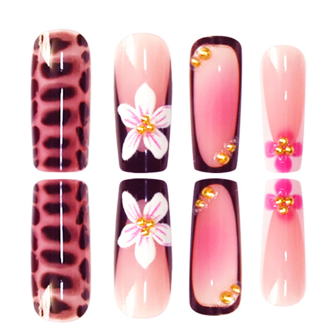 Artistic Floral Press-On Nail Extensions Stornfield 1787913978