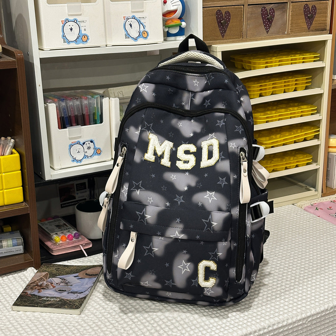 Stylish Graphic Print School Backpack Stornfield