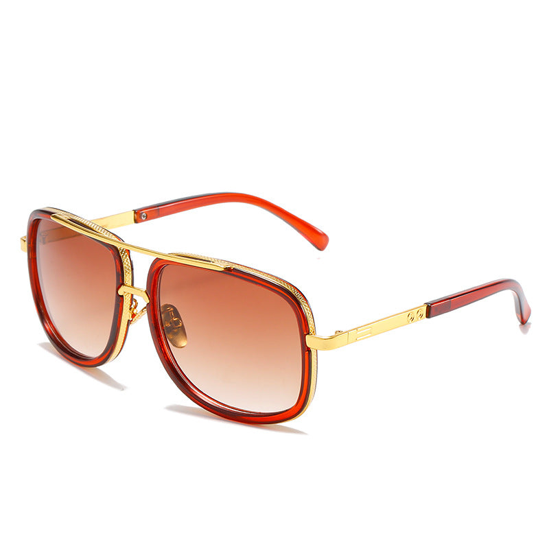 Ladies square sunglasses with luxurious accents Stornfield
