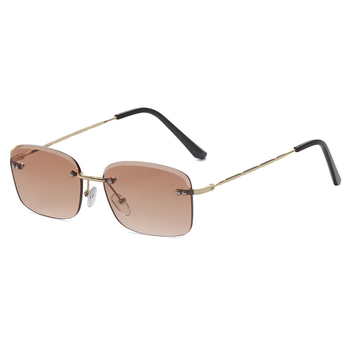Women's square sunglasses with polarized lenses and elegant metal frame Stornfield