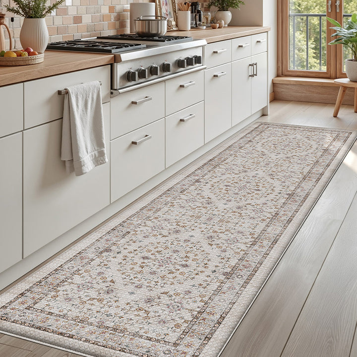 Vintage-Inspired Kitchen Runner