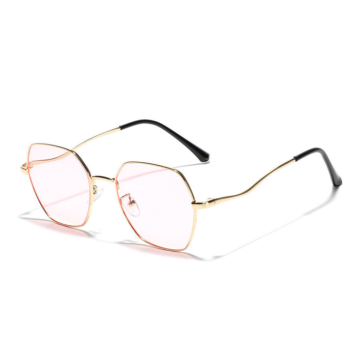 Women's geometric sunglasses with high-quality metal frame Stornfield