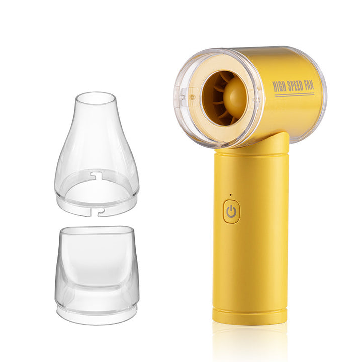 Women portable high-speed handheld fan with interchangeable attachments Stornfield