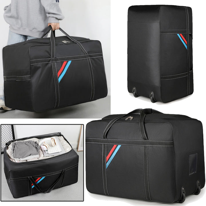 Spacious travel bag with lightweight wheels and reinforced carrying handle Stornfield