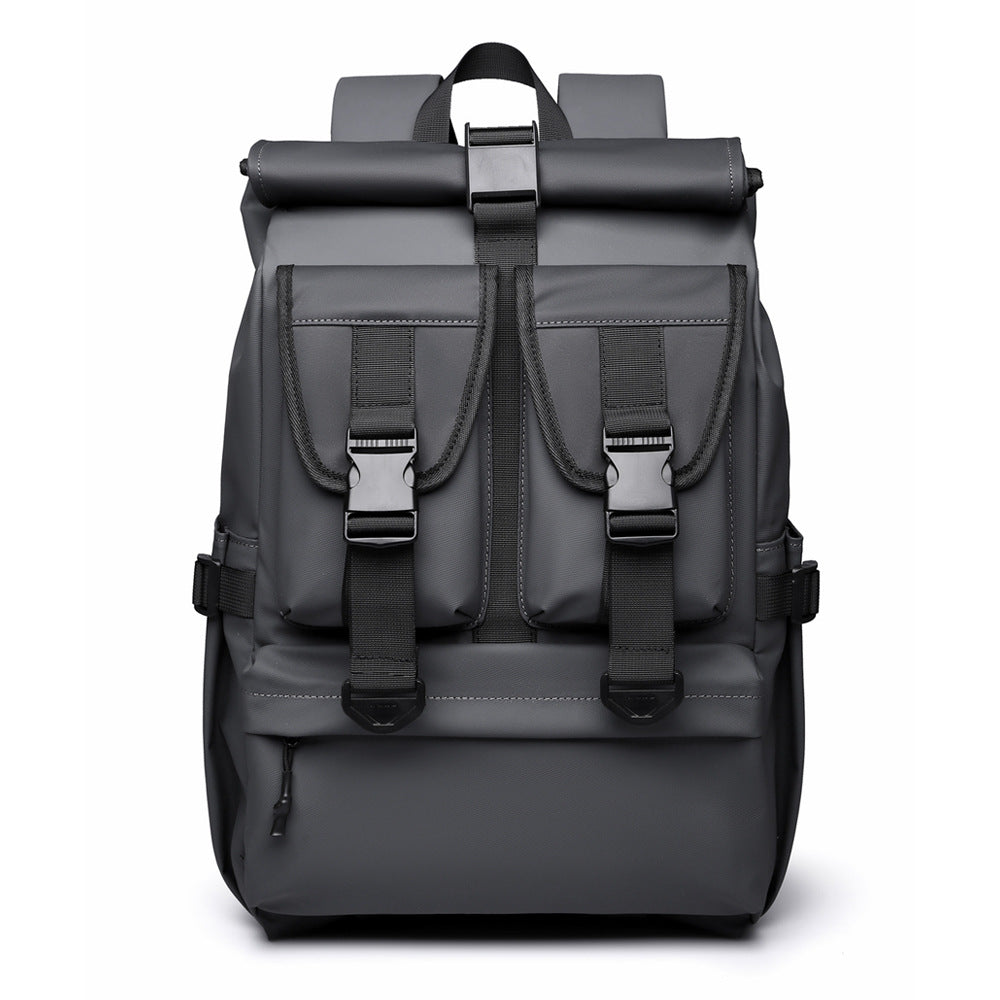 Versatile High-Capacity Roll-Top Backpack Stornfield
