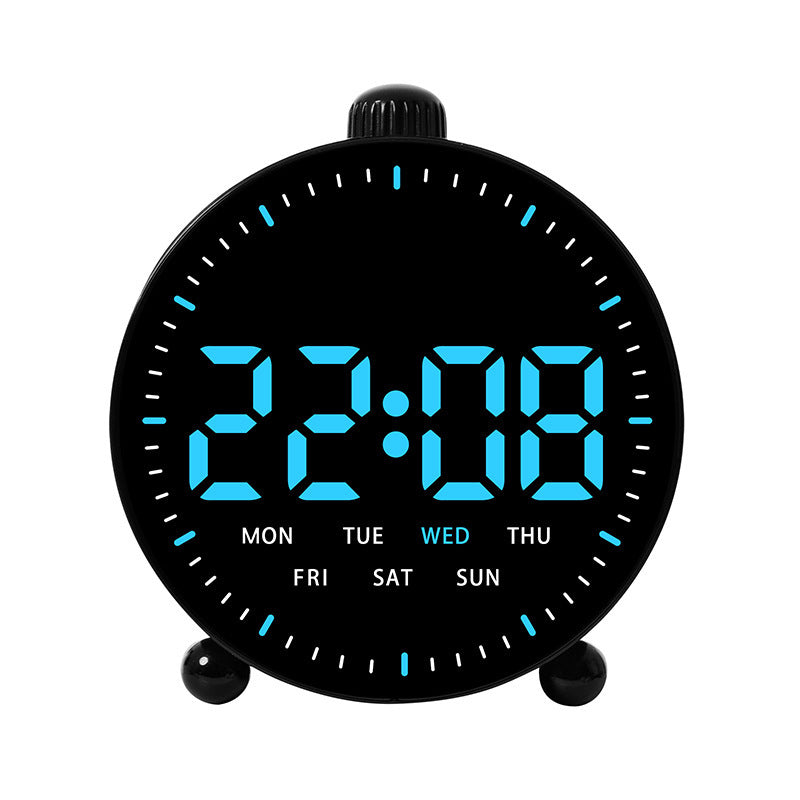 Digital desk clock with LED display and date Stornfield