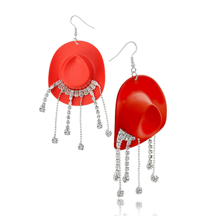 Cowboy Hat Inspired Dangle Earrings Stornfield