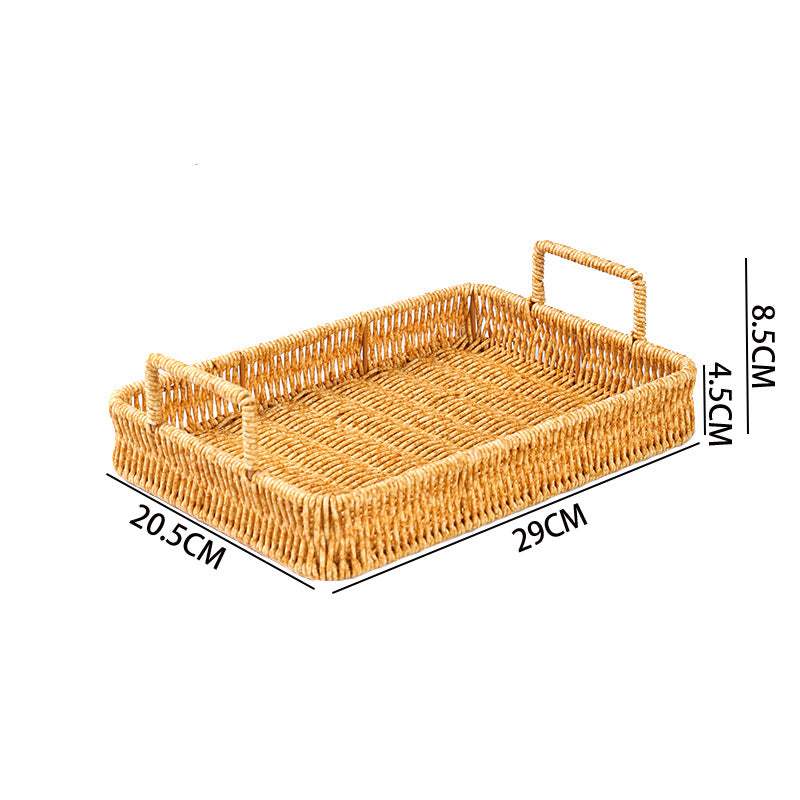 Woven Rectangular Serving Tray Stornfield