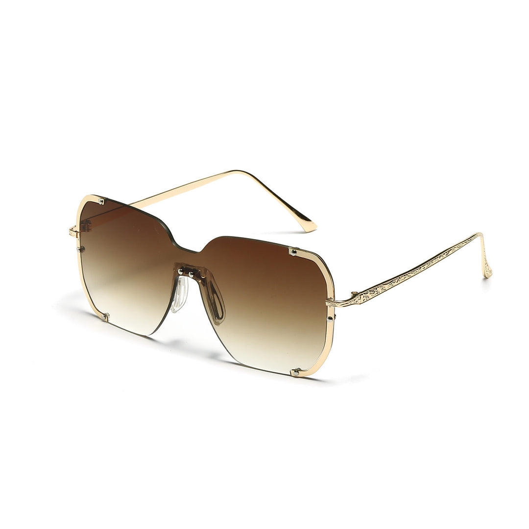 Women large stylish sun protection glasses Stornfield