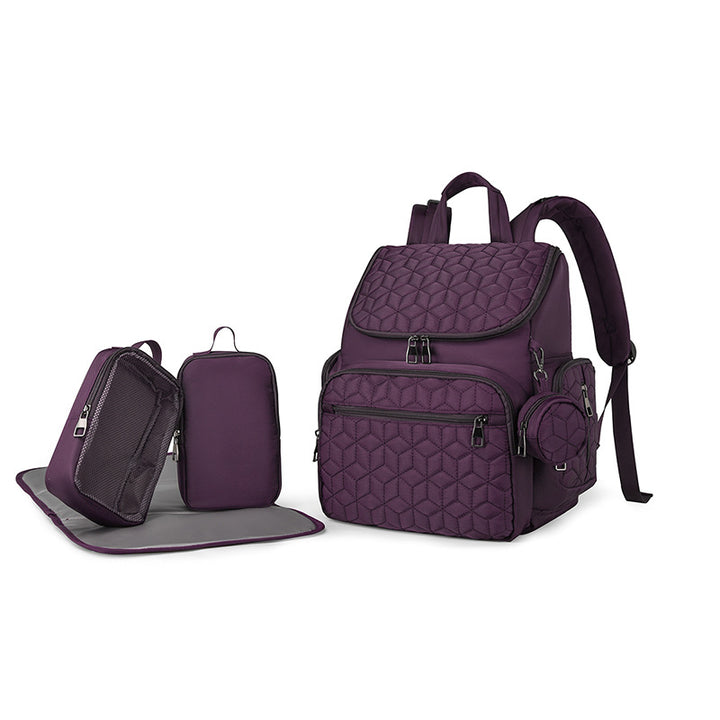 Quilted Multi-Compartment Travel Backpack Stornfield