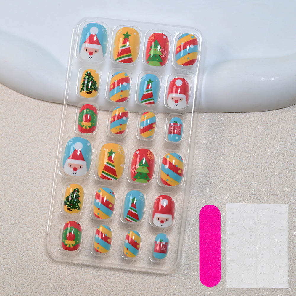 Themed Summer Beach Nail Art Press-On Nails Stornfield
