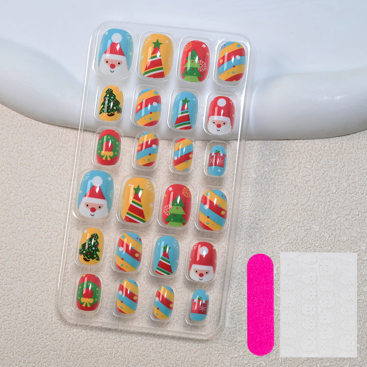 Themed Summer Beach Nail Art Press-On Nails Stornfield