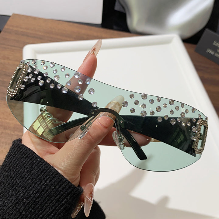 Women's Glamorous Sunglasses with Glitter Accents Stornfield
