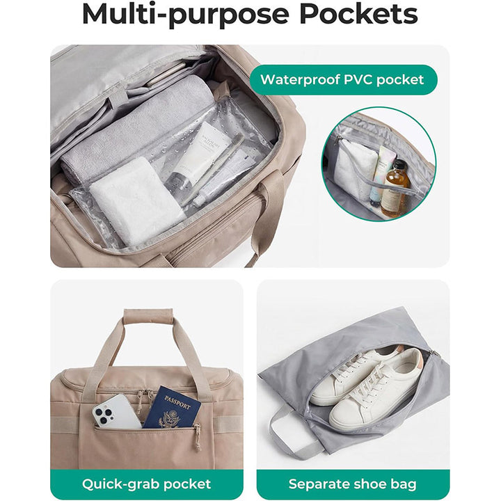 Versatile Multi-Compartment Travel Duffle Bag Stornfield