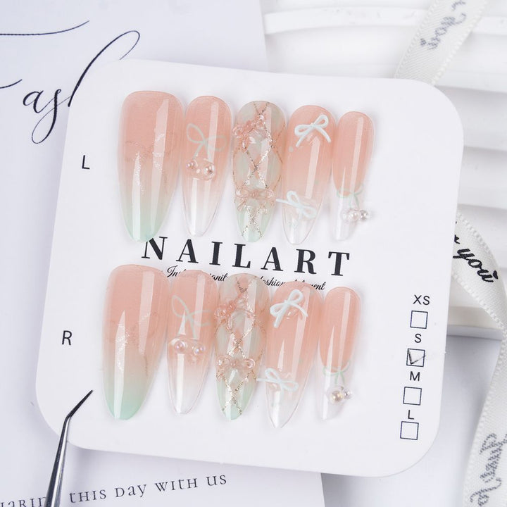 Artistic 3D Butterfly Press-On Nail Set Stornfield