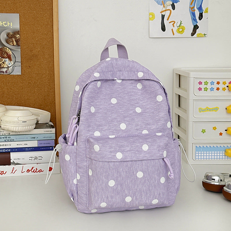 Polka Dot Patterned Backpack Stornfield 1791205640