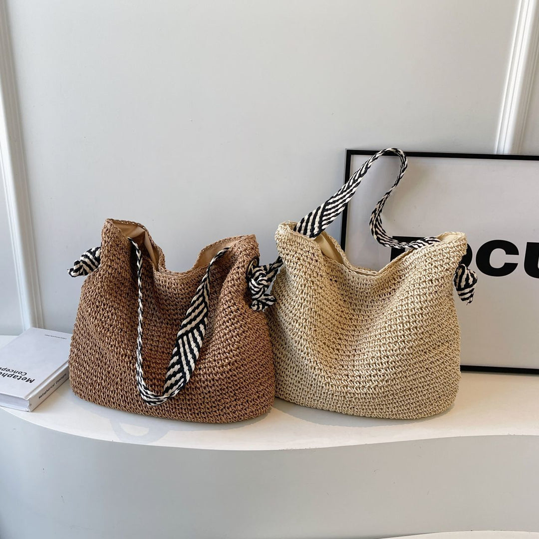 Handcrafted shoulder bag with unique weaving pattern Stornfield
