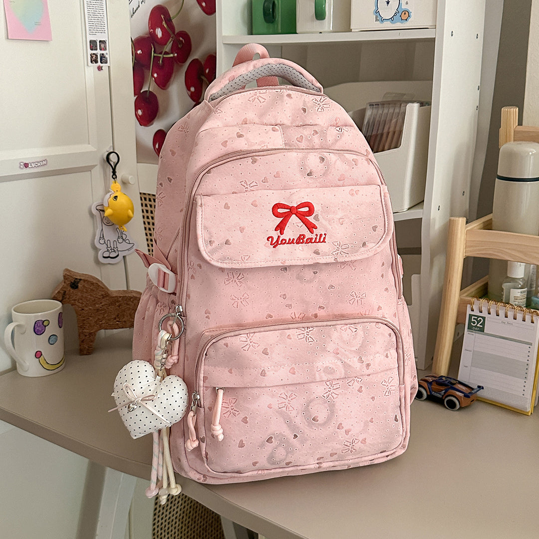 Playful Illustrated Graphic Backpack Stornfield