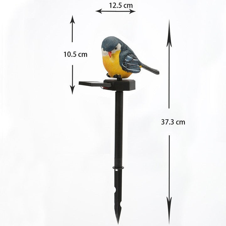 Realistic Solar-Powered Predator Owl Garden Stake With Motion Sensor Stornfield