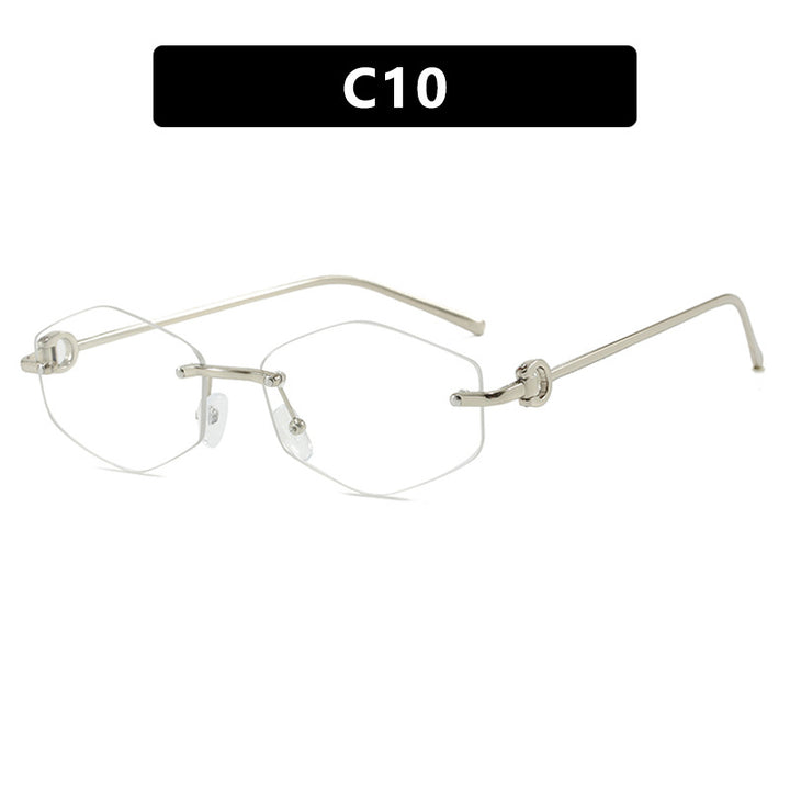 Women's fashionable sunglasses with hexagonal frame and luxurious accents Stornfield
