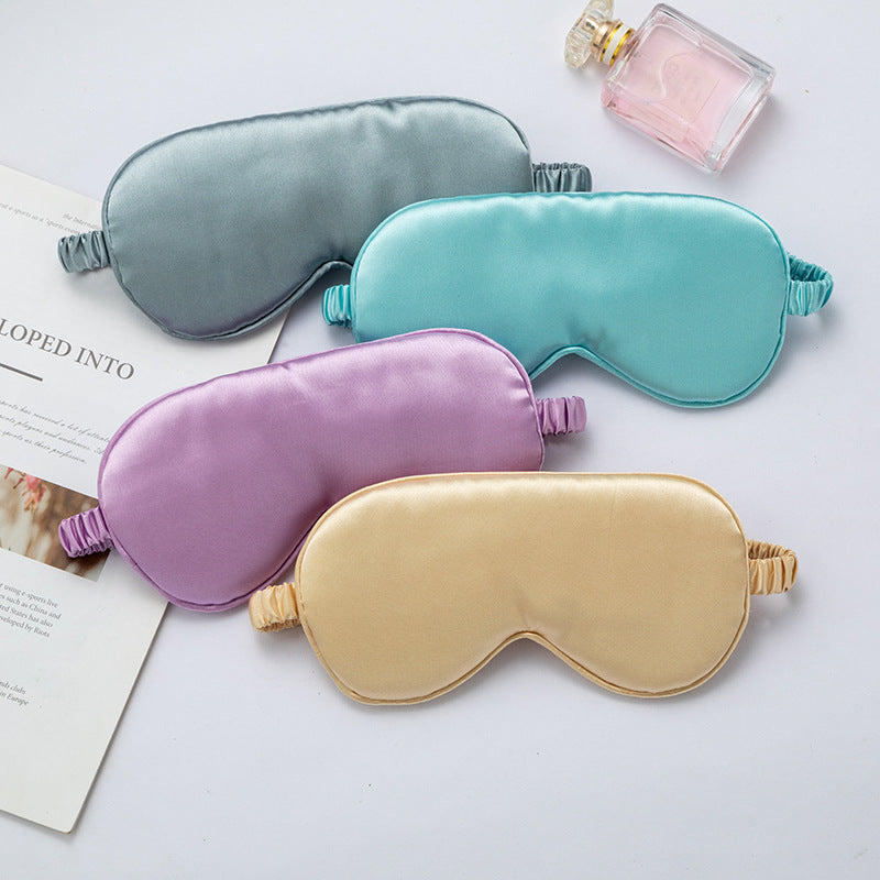 Unisex nan luxurious satin sleep mask with adjustable elastic band and soft padding Stornfield