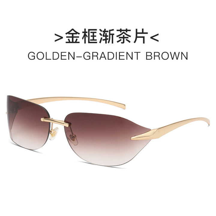 Women futuristic sunglasses with elegant minimalist design Stornfield